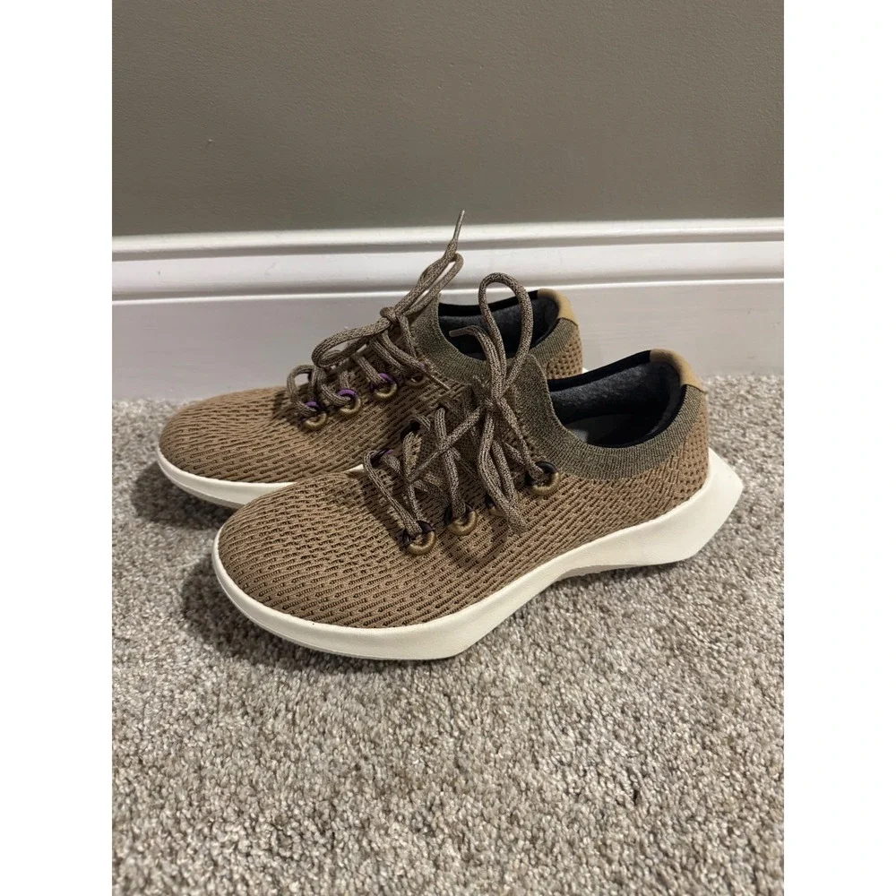 Allbirds Tree Dasher 2 Lmtd Edition Hazy Beige Lux Purple Sneaker Women's 9.5